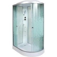 Душевая кабина 120x80x215 см Deto L902LGM+EL интимато