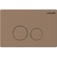 Кнопка смыва Creavit Terra GP9002.06 для инсталляции, капучино матовый