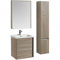 Комплект мебели сосна арлингтон 60 см Акватон Стоун 1A231401SX850 + 1WH302421 + 1A231502SX850