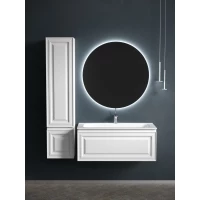 Комплект мебели белый матовый 101 см Sancos Very VR100W + CN7013 + SF900