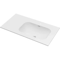 Раковина Vincea Elise VCB-4EL100MW-R 100x53 см R, накладная, белый матовый