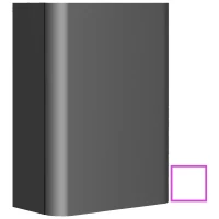 Подвесная полуколонна правосторонняя белый глянец Jacob Delafon Replay EB1075D-G1C