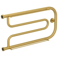 Полотенцесушитель водяной 320x650 золотой матовый Сунержа Гусли 2 полки 032-0010-3265