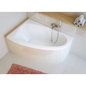 Изображение товара акриловая ванна 150x95,5 см левая excellent aquaria comfort waex.aql15wh