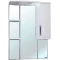 Зеркальный шкаф 82,5x100 см белый глянец R Bellezza Лагуна 4612114001017 - 1