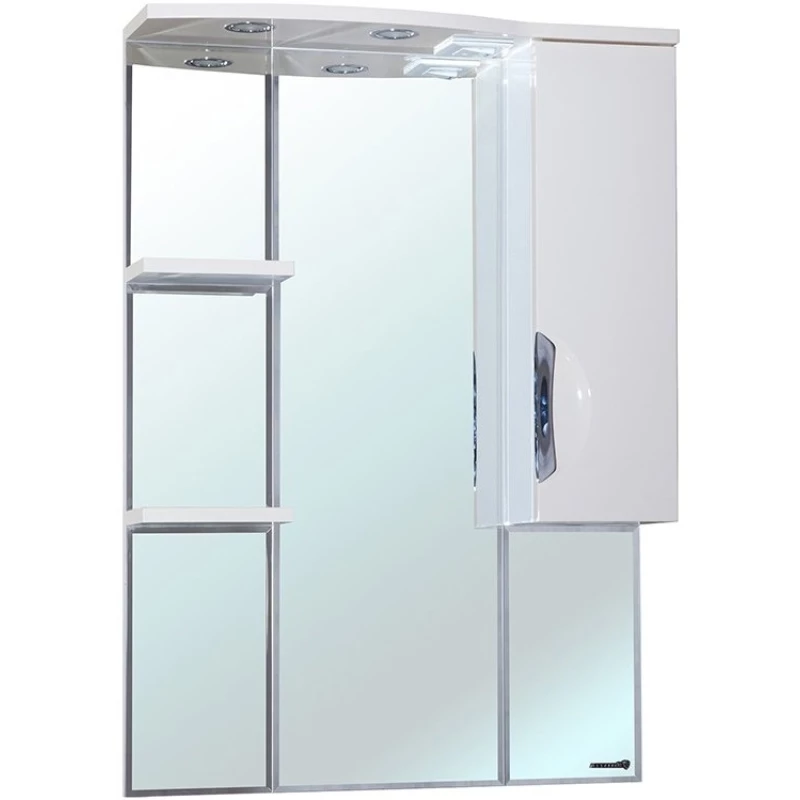 Зеркальный шкаф 82,5x100 см белый глянец R Bellezza Лагуна 4612114001017