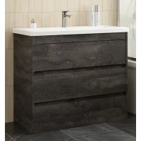 Тумба под раковину Art&Max Family-M FAMILY-M-900-3C-PIA-IS 89,6 см, напольная, железный камень