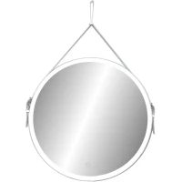 Зеркало Uperwood Round 291020276 65x65 см, с LED-подсветкой, сенсорным выключателем, белый
