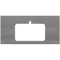 Столешница 100 см серый матовый для раковин встраиваемых сверху Kerama Marazzi Plaza Next Про Дабл PL2.DD500600R\100