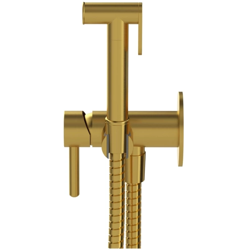 Гигиенический душ Whitecross Y SYSYBI2GLB со смесителем, золотой матовый