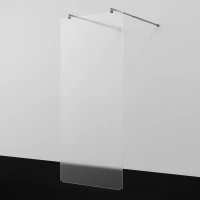 Душевая перегородка WasserKRAFT Vechte 60W39GR-MG 89,4 см, профиль графит, стекло матовое