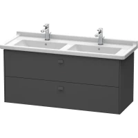 Тумба графит матовый 122 см Duravit Brioso BR414404949