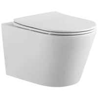 Унитаз подвесной Aquatek Вега AQ1905-00 безободковый, с сиденьем микролифт, белый