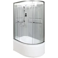 Душевая кабина 120x80x200 см Deto L620LNLED прозрачное