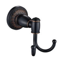 Крючок Savol 66H S-006654H двойной, для ванны, черная бронза