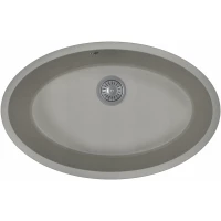 Кухонная мойка Florentina Вега Овал 22.430.E0650.307 70x44 см, серый шелк