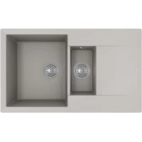 Кухонная мойка Florentina Тоскана 860К 17.055.D0860.305 86x51 см, грей