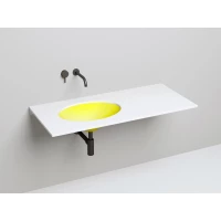 Раковина Salini S-Sense Marea 11 1802111GF 55x40 см, встраиваемая снизу, покраска по RAL глянец полностью