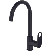 Смеситель для кухни D-Lin D155377-A черный матовый