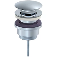 Донный клапан для раковины Wonzon & Woghand WW-88SS07-CR универсальный, хром