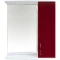 Зеркальный шкаф 50x70,1 см белый глянец/бордо глянец Orange Роса Ro-50ZSC - 1