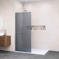 Душевая перегородка RGW WA-102 Walk-in 351010212-31 120 см, профиль хром, стекло тонированное