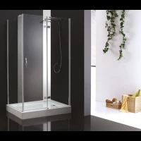 Душевой уголок Cezares Bergamo 100x80 см текстурное стекло BERGAMO-W-AH-1-100/80-P-Cr-R