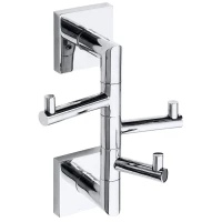 Крючок Bemeta Beta 132206072 тройной, поворотный, для ванны, хром