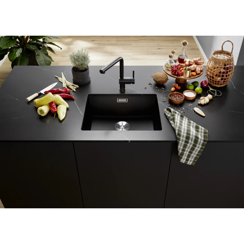 Кухонная мойка Blanco Subline 500-U InFino черный 525995