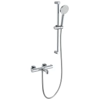 Термостат для ванны Wonzon & Woghand WW-C2006-A-CR с душевым гарнитуром, хром