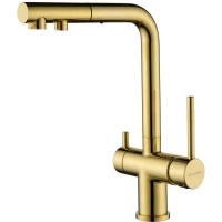 Смеситель для кухни с подключением к фильтру Paulmark Serpentine Se213222-G