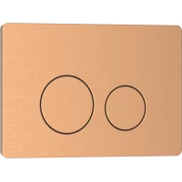 Кнопка смыва Iberica Blanca Inox-O IB.B081.007.002 для инсталляции, розовое золото матовый