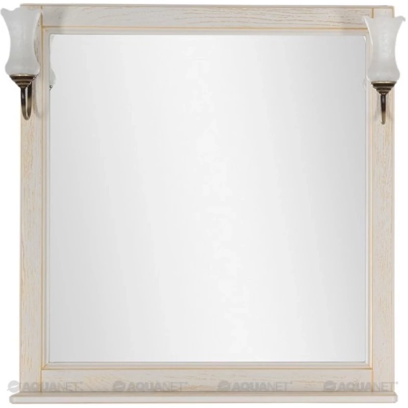 Зеркало 85,2x90,1 см жасмин/золото Aquanet Тесса 00185820
