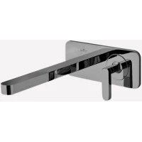 Смеситель для раковины Webert Living LV830606345 встраиваемый, без донного клапана, никель