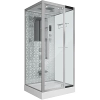 Душевая кабина 100x90x220 см Niagara NG-7714W прозрачное