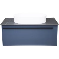 Тумба синий матовый 87,6 см La Fenice Elba FNC-01-ELB-BG-90