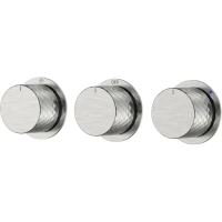 Смеситель для ванны Boheme Stick Diamond 124-3-NB.1 встраиваемый, никель матовый