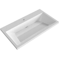Раковина Equil Lotos 4670142930884 80x45 см, накладная, белый