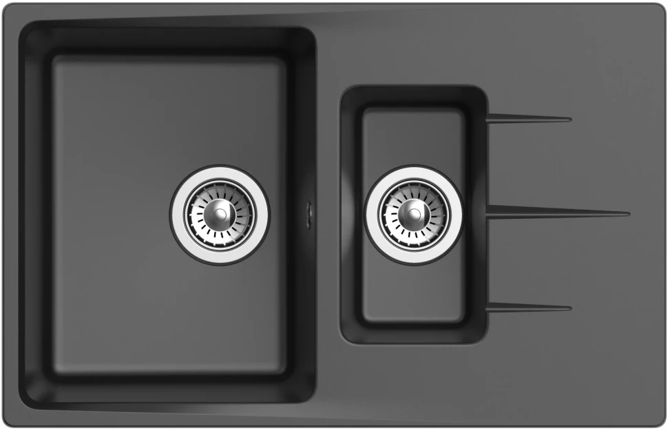 

Кухонная мойка Ewigstein антрацит Gerd 60KF