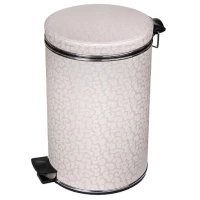 Мусорное ведро 3л, бежевый хром Camelos 03FLH-10-9