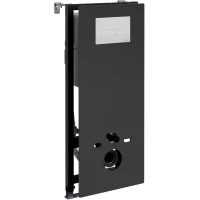 Инсталляция для унитаза WasserKRAFT Abens 20 20TLT.010.ME.BL.WM03 с кнопкой смыва, белый матовый