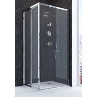 Душевой уголок 100x100 см Акватон Prima 1AX013SSXX000 прозрачное