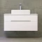 Комплект мебели белый 100 см Jorno Bosko Bos.01.100/P/W + Y18293 + Bos.03.100/W - 6