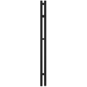 Изображение товара полотенцесушитель электрический 1200 черный матовый мэм правый сунержа нюанс 3.0 31-5843-1253