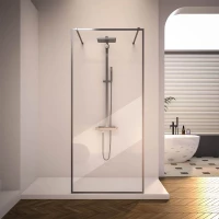 Душевая перегородка Veconi Korato KR90GR-100-01-C4 100 см, профиль графит матовый, стекло прозрачное