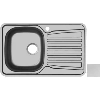 Кухонная мойка декоративная сталь Ukinox Комфорт COL780.480 -GT6K 2L