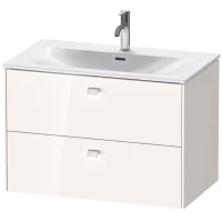 Тумба белый глянец 82 см Duravit Brioso BR431202222