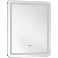 Зеркало Belux Стокгольм В 4810924277923 70x90 см, с LED-подсветкой, сенсорным выключателем, часами