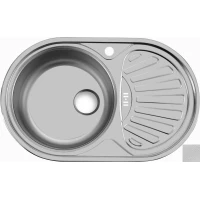 Кухонная мойка декоративная сталь Ukinox Фаворит FAL770.480 -GW8K 2L