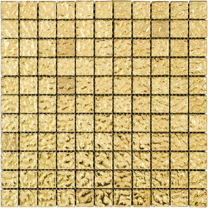 Мозаика Natural Mirror QM-2512 (5BD-512) (5BD-2512A) Стекло золото